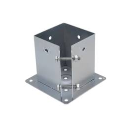 Support De Poteau Pspa 120 - 121X150X2.0 mm - D-Work