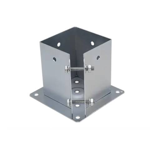 Support de Poteau PSPA 121x150x2 mm - Acier - Fixation Robuste - D-Work