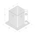 Support De Poteau Pspa 120 - 121X150X2.0 mm - D-Work