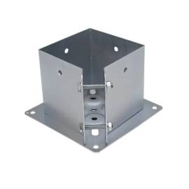 Support De Poteau PSPA 151x150x2 Mm - Acier - Fixation Robuste - D-Work