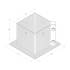 Support De Poteau PSPA 151x150x2 Mm - Acier - Fixation Robuste - D-Work