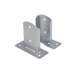 Support de Poteau PSD 91x150x2 mm - Acier Zingué - Fixation Robuste - D-Work