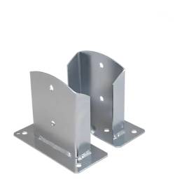 Support De Poteau Psd 120 - 121X150X2.5 mm - D-Work