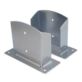 Support de Poteau PSD 201x200x3 mm - Acier - Fixation Robuste - D-Work