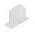 Support de Poteau PSD 201x200x3 mm - Acier - Fixation Robuste - D-Work