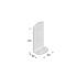 4 Pieds De Poteau Psc 60 Support - 60X170X2.0 mm - D-Work