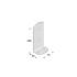4 Pieds De Poteau Psc 75 Support - 75X200X3.0 mm - D-Work