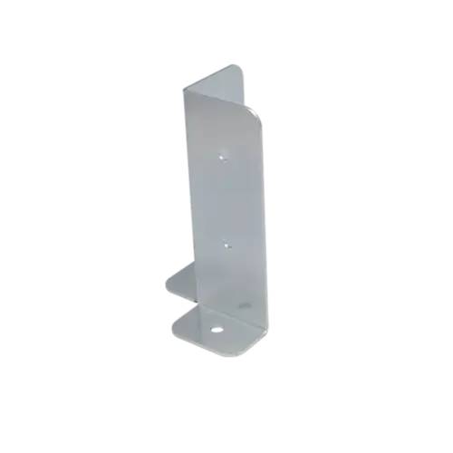 4 Supports De Poteau PSB 75x75x200x3 mm - Acier - Fixation Robuste - D-Work