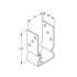 6 Pieds De Poteau Psoz 90 Base - 91X150X60X4.0 mm - D-Work