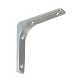 20 Équerres Acier Galvanisé 100x100 mm - Argent - Fixation Robuste - D-Work