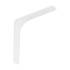 20 Équerres Petites 130x130 mm - Acier Blanc - Fixation Solide - D-Work