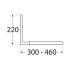 10 Supports Muraux Pour Micro-Ondes WSR 300 220x300-460x4.5 mm Blanc - D-Work