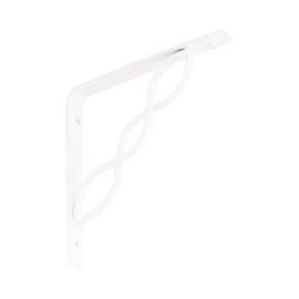 8 Équerres Avec Tige Entrelacée Wprp 150 - 150X150 mm Blanc - D-Work