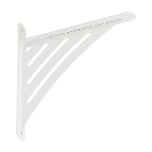 10 Équerres Triangulaires (Type Ajouré) Wat 190 - 194X200X26 mm Blanc - D-Work