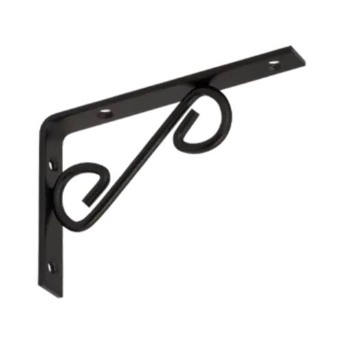 10 Équerres Décoratives Droites Wop 150 C - 150X100 mm Noire - D-Work