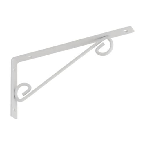 10 Équerres Décoratives Droites Wop 250 - 250X125 mm Blanche - D-Work