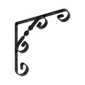 10 Équerres Décoratives 150x150 mm - Noires - Résistantes et Esthétiques - D-Work