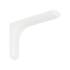 10 Équerres Avec Cache Plastique Wspp 115 - 115X78X26 mm Blanche - D-Work