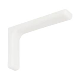 10 Équerres Avec Cache Plastique 180x115x35 mm Blanche - D-Work