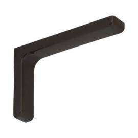 10 Équerres Avec Cache Plastique Wspp 180 - 180X115X35 mm Marron - D-Work