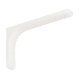10 Équerres Avec Cache Plastique 240x145x35 mm Blanche - D-Work