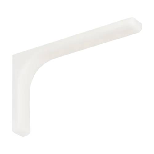 10 Équerres Avec Cache Plastique Wspp 240 - 240X145X35 mm Blanche - D-Work
