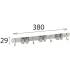 10 Supports pour Outils UMZ 400 380x29 mm - Fixation Robuste - D-Work
