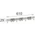 10 Supports Pour Outils Umz 600 - 610X29 mm - D-Work