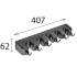 10 Supports pour Outils UMC 400 407x62 mm - Fixation Solide - D-Work