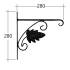 6 Supports pour Pot de Fleurs Feuille UK - Résistants et Décoratifs - D-Work
