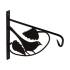 6 Supports Pour Pot De Fleurs Oiseau Uk 3 - D-Work