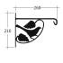 6 Supports pour Pot de Fleurs Oiseau UK - Décoration Jardin - D-Work