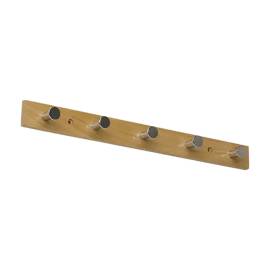 4 Patères Murales Pour Vêtements (5 Crochets) Wuf 3 - 410X40 mm - D-Work