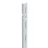 10 Montants Muraux Simples Rainurés 1000 mm - Blanc Intégré - Fixation Murale Fiable - D-Work