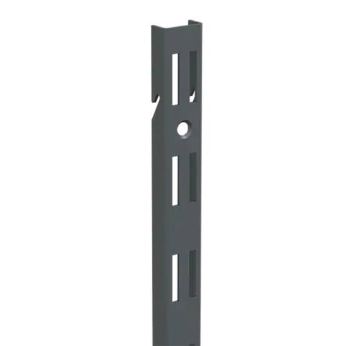 10 Montants Muraux Doubles Rainurés Integri Anthracite Awld 2000 Sz - 2000 mm - D-Work