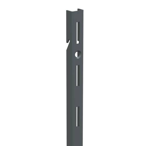 10 Montants Muraux Simples Rainurés Integri Anthracite Awls 400 Sz - 400 mm - D-Work