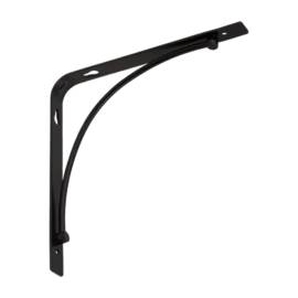 10 Équerres BOW 200x200 mm - Acier Cz Noir Mat - Fixation Solide - D-Work