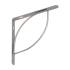 10 Équerres Tramp 200 Sr - 200X200 mm Argent Mat - D-Work