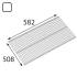 10 Étagères Filaires Integri 508x582 mm - Blanc - Résistantes et Pratiques - D-Work