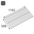 5 Étagères Filaires Integri Anthracite Arwa 520/1200 Sz - 508X1165 mm - D-Work