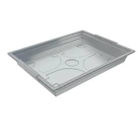 5 Boîtes Pe Integri Blanc Arwo 80 Bi - 535X410X80 mm - D-Work