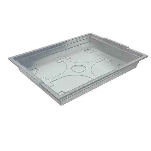 5 Boîtes PE Intégri Blanc 535x410x80 mm - Résistantes et Pratiques - D-Work