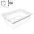5 Boîtes Pe Integri Blanc Arwo 80 Bi - 535X410X80 mm - D-Work