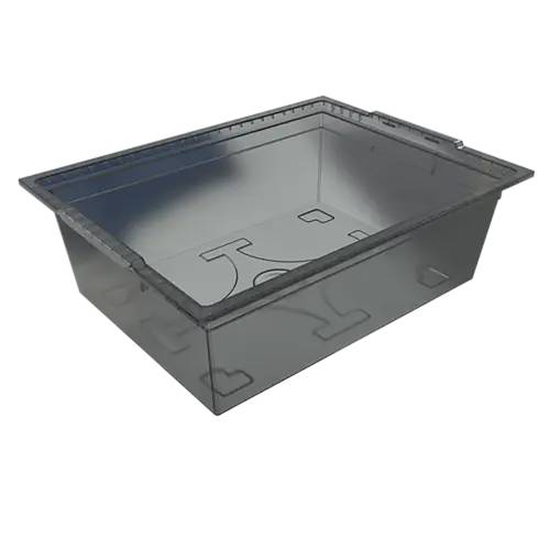 5 Boîtes PE Intégri Anthracite 535x410x180 mm - D-Work