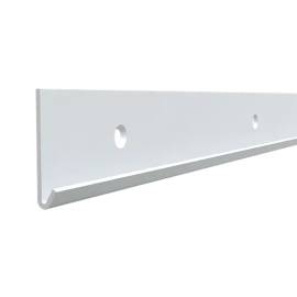 10 Barres Horizontales 650x43 mm - Blanc - Fixation Fiable - D-Work
