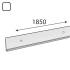 10 Barres Horizontales Integri Blanc Arwc 1850 Bi - 1850X43 mm - D-Work