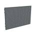 10 Panneaux Perforés Grands 576x396.6 mm - Anthracite Intégré - Acier Durable - D-Work