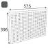 10 Panneaux Perforés Grands Integri Anthracite Apb 570/400 Sz - 576X396.6 mm - D-Work