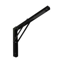 2 Équerres Pliantes Renforcées WSF 400 400x275 mm - Noire - Robuste et Pratique - D-Work