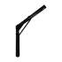 Equerre Pliante Renforcée 560x580 mm - Acier Noir - Robuste et Pratique - D-Work